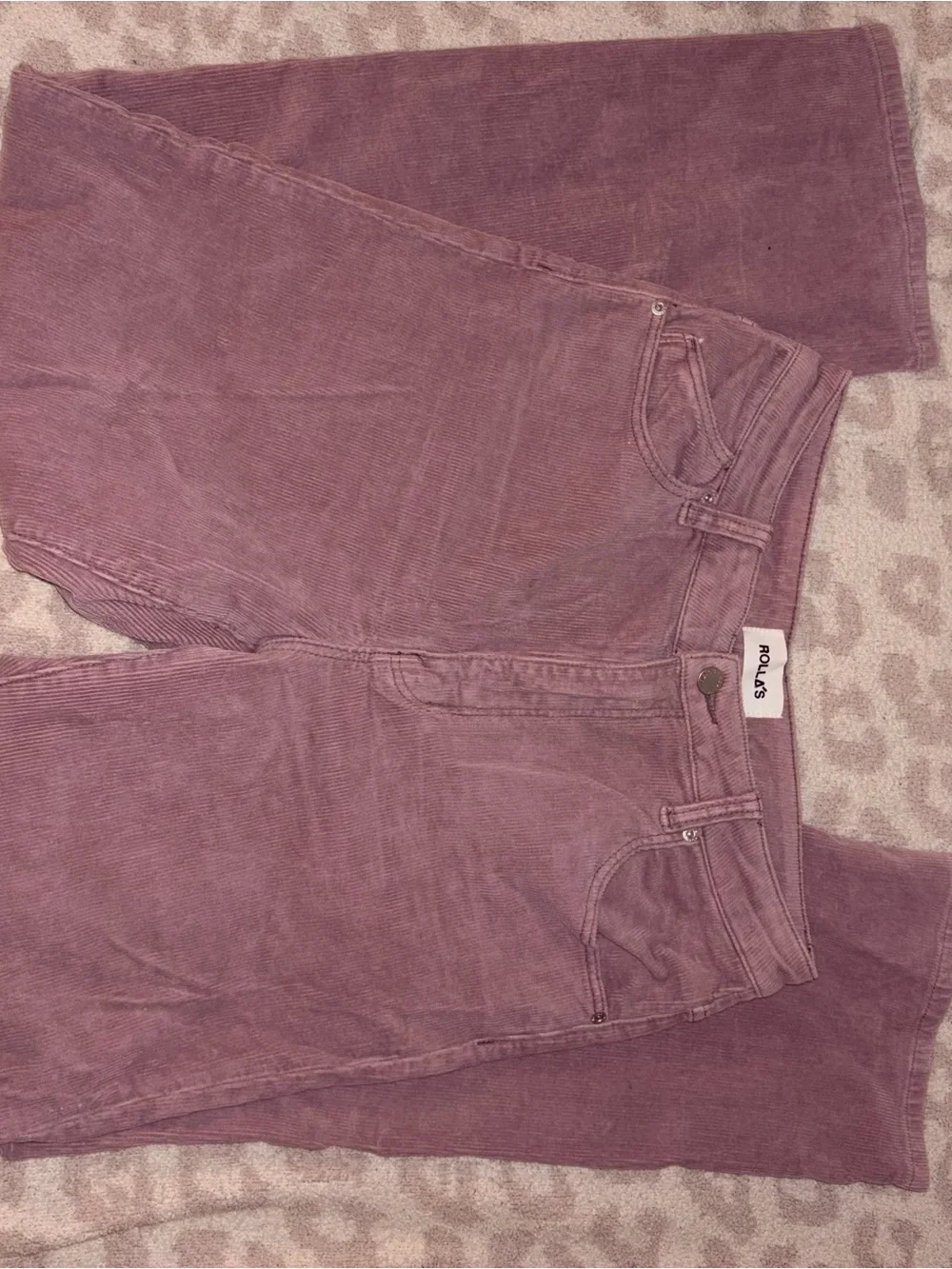 Rollas original straight cords corduroy purple pants size 29 like new